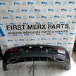 MERCEDES BENZ C-CLASS W205 COUPE REAR BUMPER 2015 BLACK COMPLETE FMX61