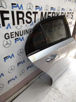 MERCEDES BENZ A-CLASS W177 DRIVER SIDE REAR DOOR O/S/R COMPLETE SILVER FMD71