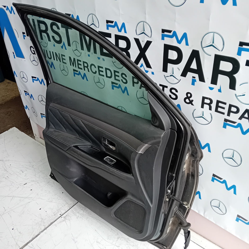MITSUBISHI OUTLANDER PASSENGER SIDE FRONT DOOR N/S/F COMPLETE BLACK FMD46