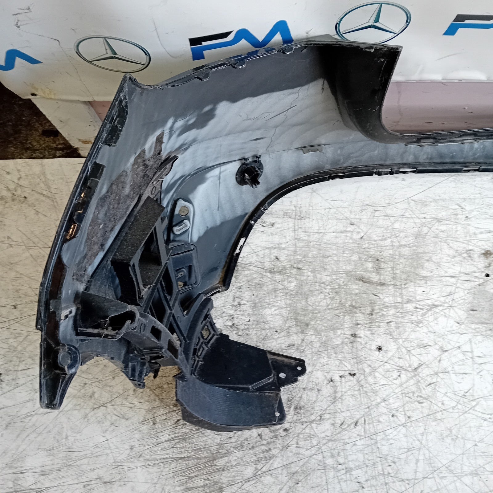 MERCEDES BENZ GLA X156 AMG REAR BUMPER BLACK 2014-19 A1568852425 FMX118