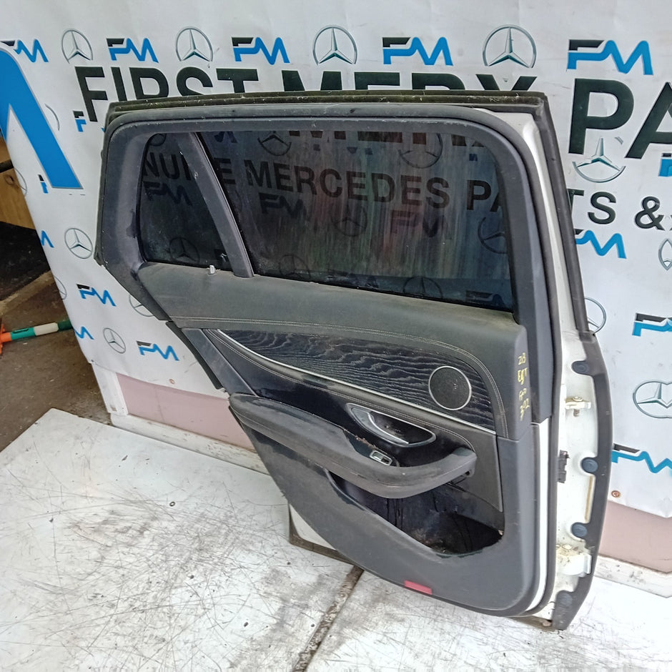 MEECEDS E-CLASS S213 EST PASSENGER REAR DOOR NSR WHITE 2016 ON COMPLETE FMD392
