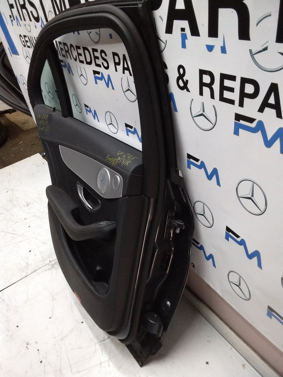 MERCEDES  BENZ  C-CLASS W205 PASSENGER SIDE REAR DOOR N/S/R COMPLETE GREY FMD61