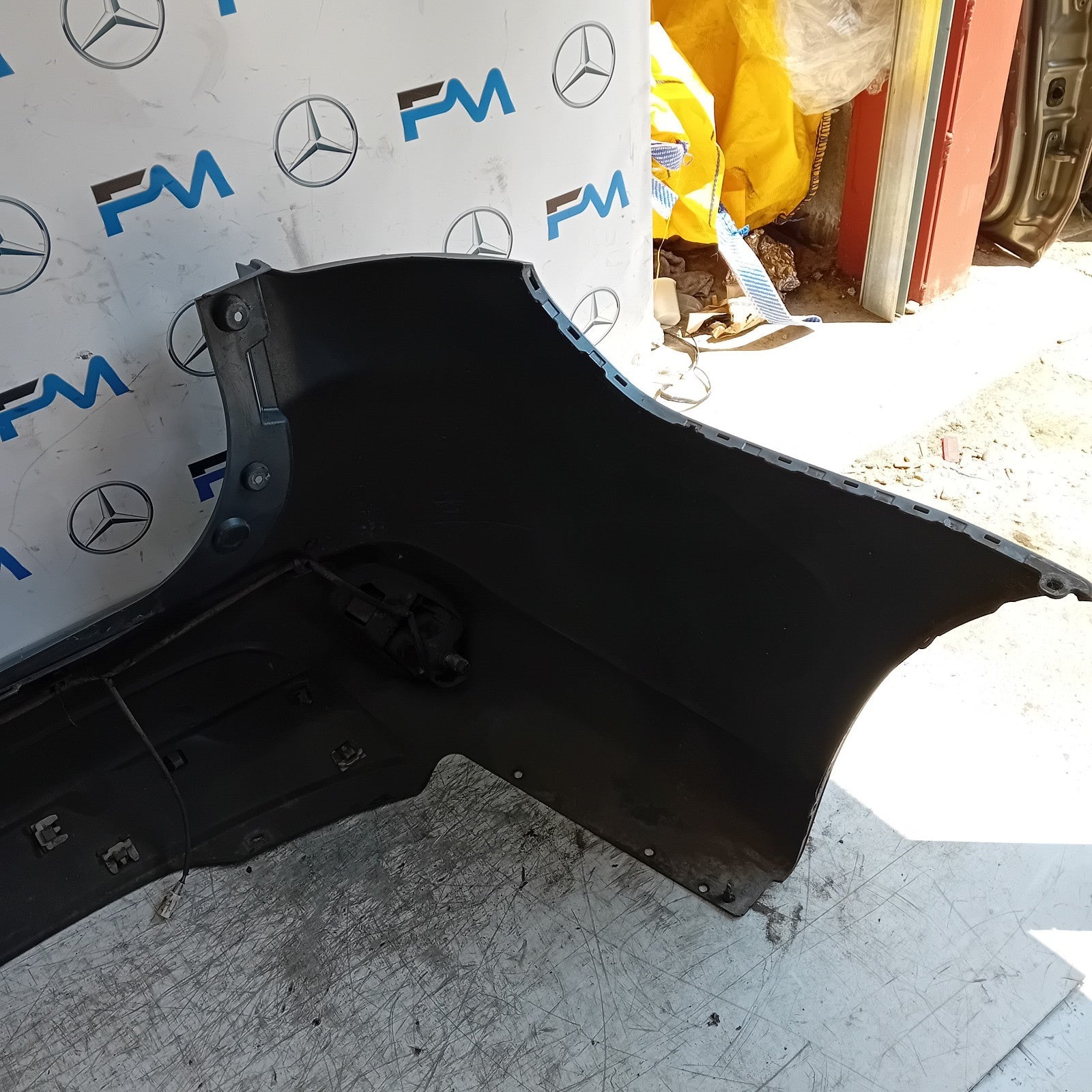 MITSUBISHI OUTLANDER MK3 REAR BUMPER GREY 2013 COMPLETE FMX112