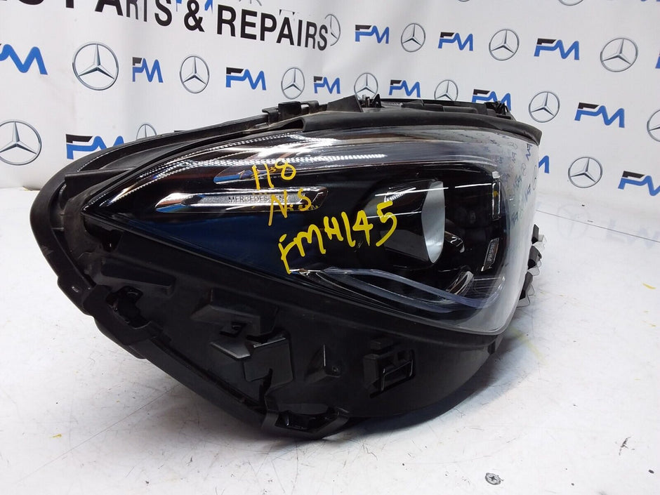 2021 MERCEDES CLA W118 HEADLIGHT PASSENGER NS A1189068600 FMH145 HIGH PERFORMANC