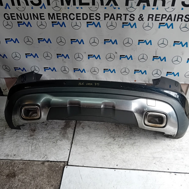 MERCEDES BENZ GLA X156 REAR BUMPER BLACK 2014-19 A1568802640 FMX75