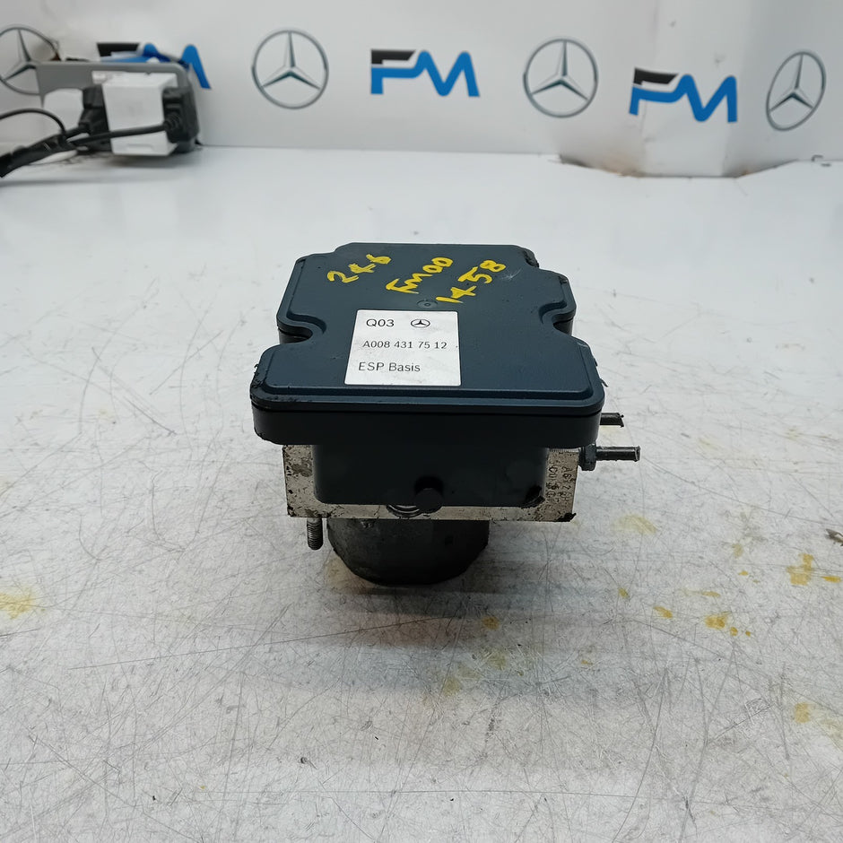 MERCEDES BENZ B-CLASS W246 ABS PUMP CONTROL MODULE UNIT A0084317512 FM001458