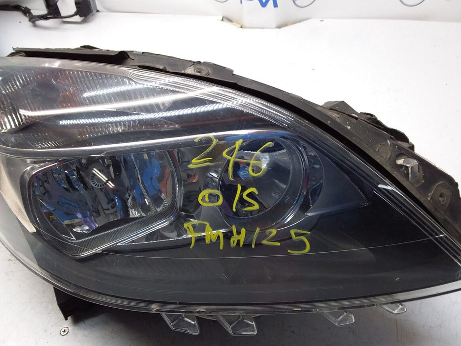 2012 MERCEDES B-CLASS W246 HEADLIGHT DRIVER OS A2468200461 FMH125 (DAMAGED)