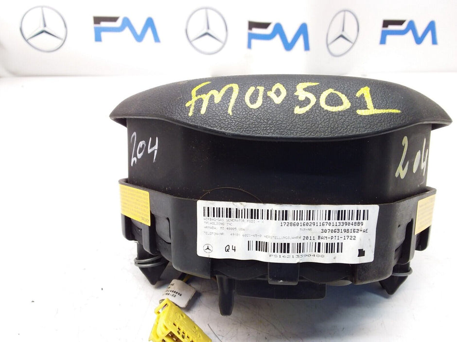 MERCEDES E-CLASS W204 STEERING WHEEL AIRBAG 307063198162-AE FM00501