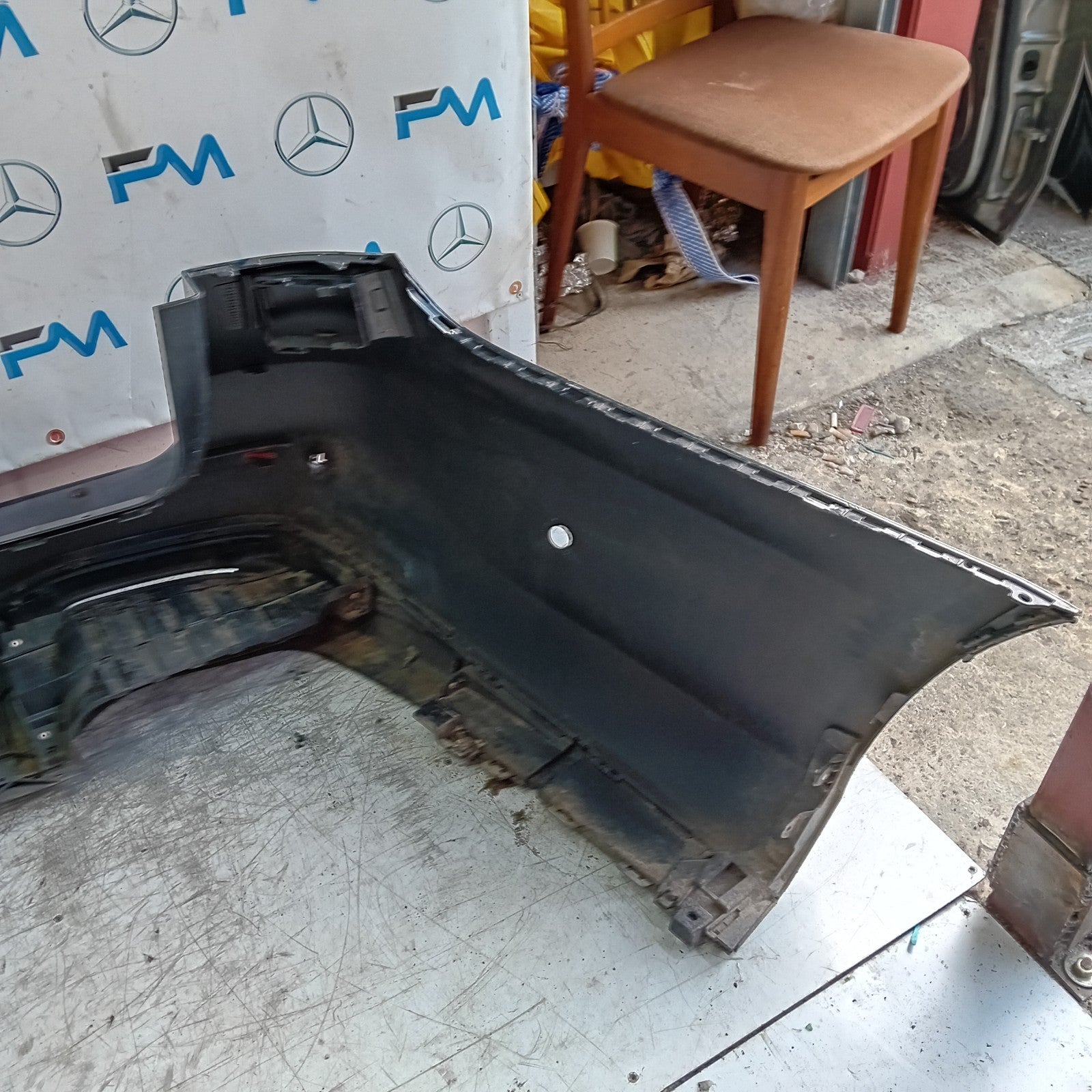 MERCEDES E-CLASS W213 BLACK REAR BUMPER ESTATE 2016 ON A2138850301 FMX93