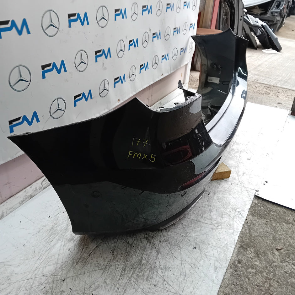 MERCEDES BENZ  A-CLASS W177 REAR BUMPER A1778804801 2018 BLUE COMPLETE FMX5