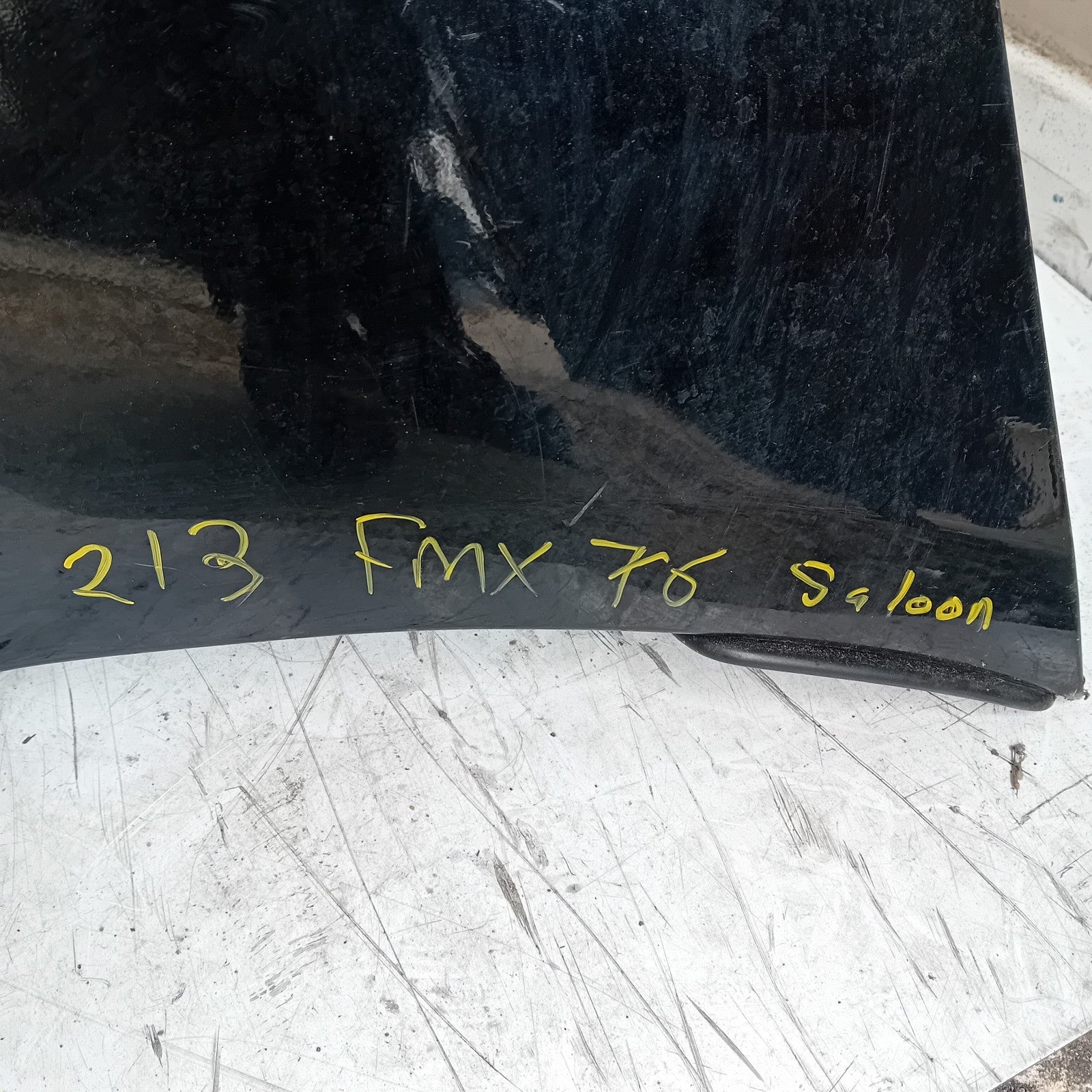 MERCEDES BENZ E-CLASS W213 SALOON REAR BUMPER BLACK 2016 ON A2138850001 FMX76