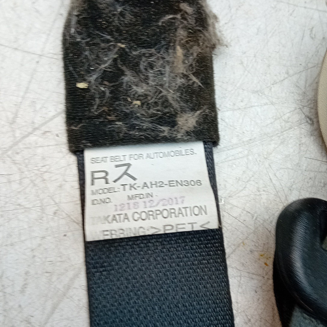 MITSUBISHI OUTLANDER MK3 SEAT BELT FRONT PASSENGER NSF TKAH2EN306 BLACK FM001242