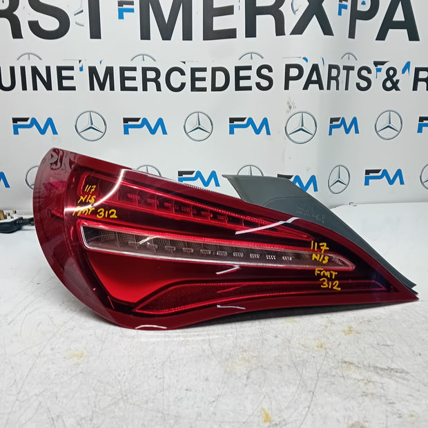 MERCEDES CLA W117 PASSENGER SIDE LEFT REAR TAIL LIGHT 2018 A1179063900 FMT312