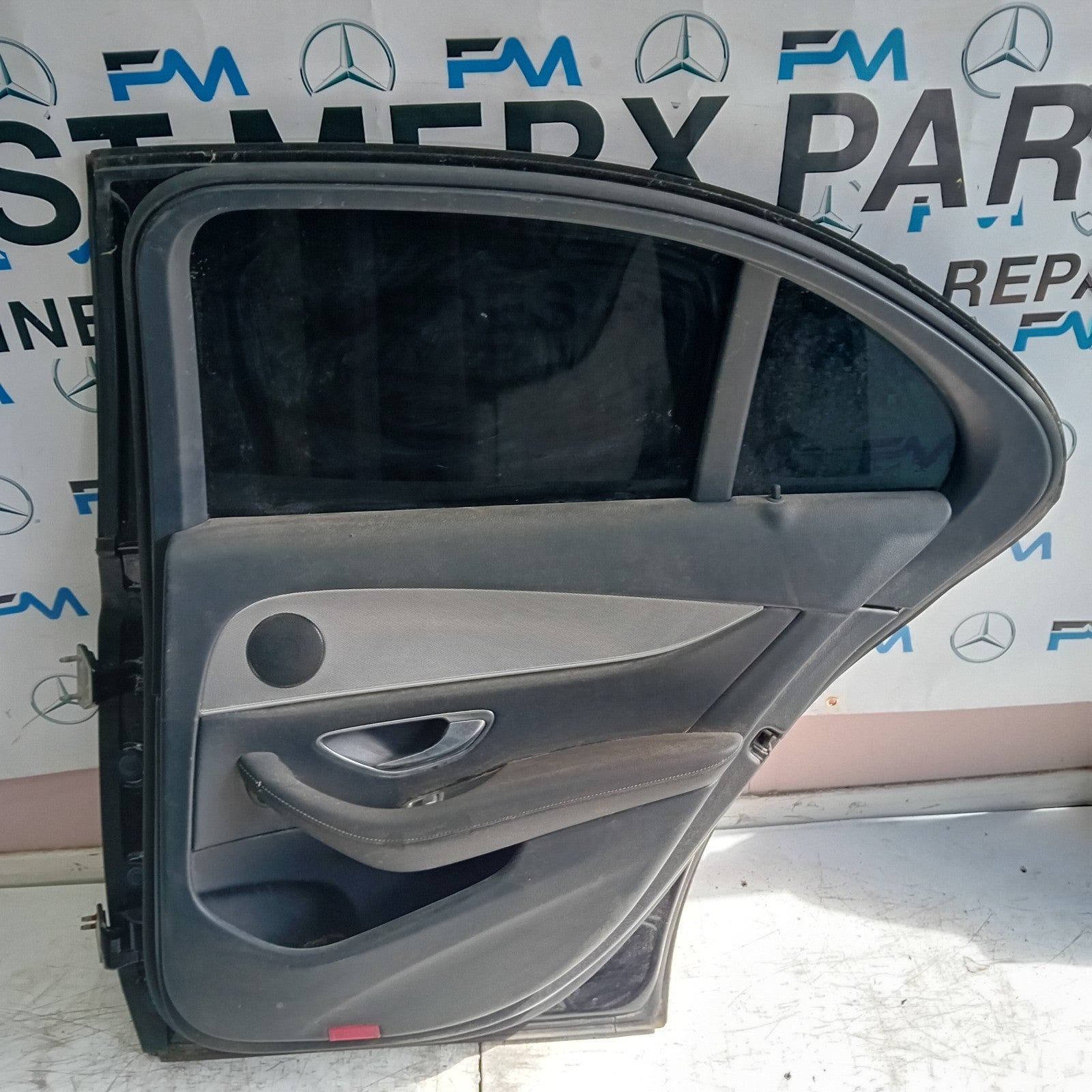 MERCEDES E-CLASS W213 SALOON DRIVER REAR DOOR OSR BLACK 2016 ON COMPLETE FMD195