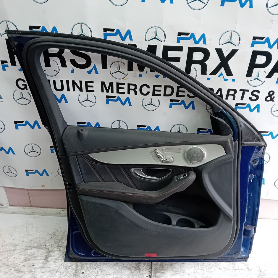 MERCEDES BENZ GLC X253 PASSENGER FRONT DOOR NSF BLUE 2016 ON COMPLETE FMD264