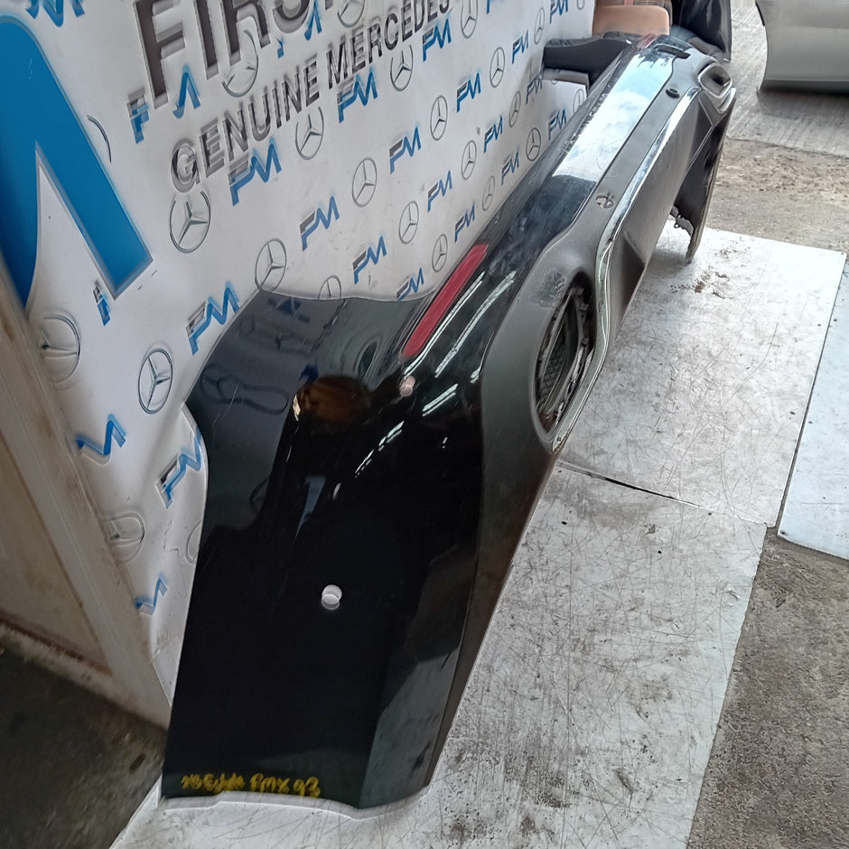 MERCEDES E-CLASS W213 BLACK REAR BUMPER ESTATE 2016 ON A2138850301 FMX93