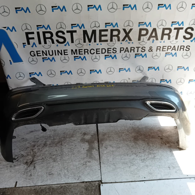 MERCEDES E-CLASS W213 S SALOON REAR BUMPER 2016 A2138850025 GREY COMPLETE FMX104