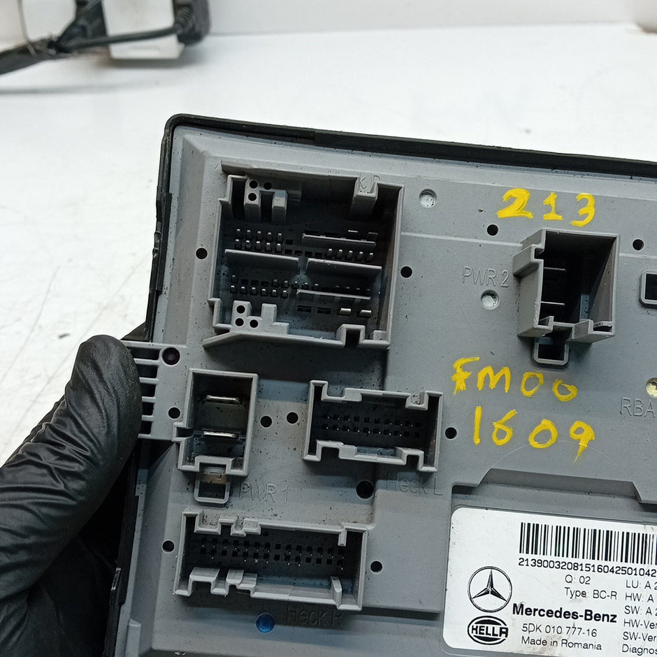 MERCEDES BENZ E-CLASS SAM CONTROL MODULE W213 A2139003208 2016 FM001609