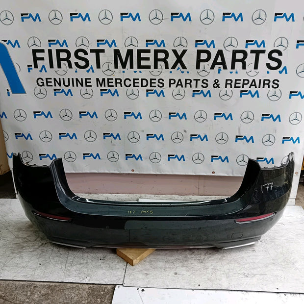 MERCEDES BENZ  A-CLASS W177 REAR BUMPER A1778804801 2018 BLUE COMPLETE FMX5