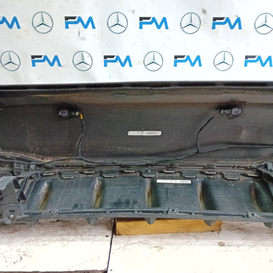 MERCEDES BENZ  A-CLASS W177 REAR BUMPER A1778804506 GREY 2018 COMPLETE FMX2