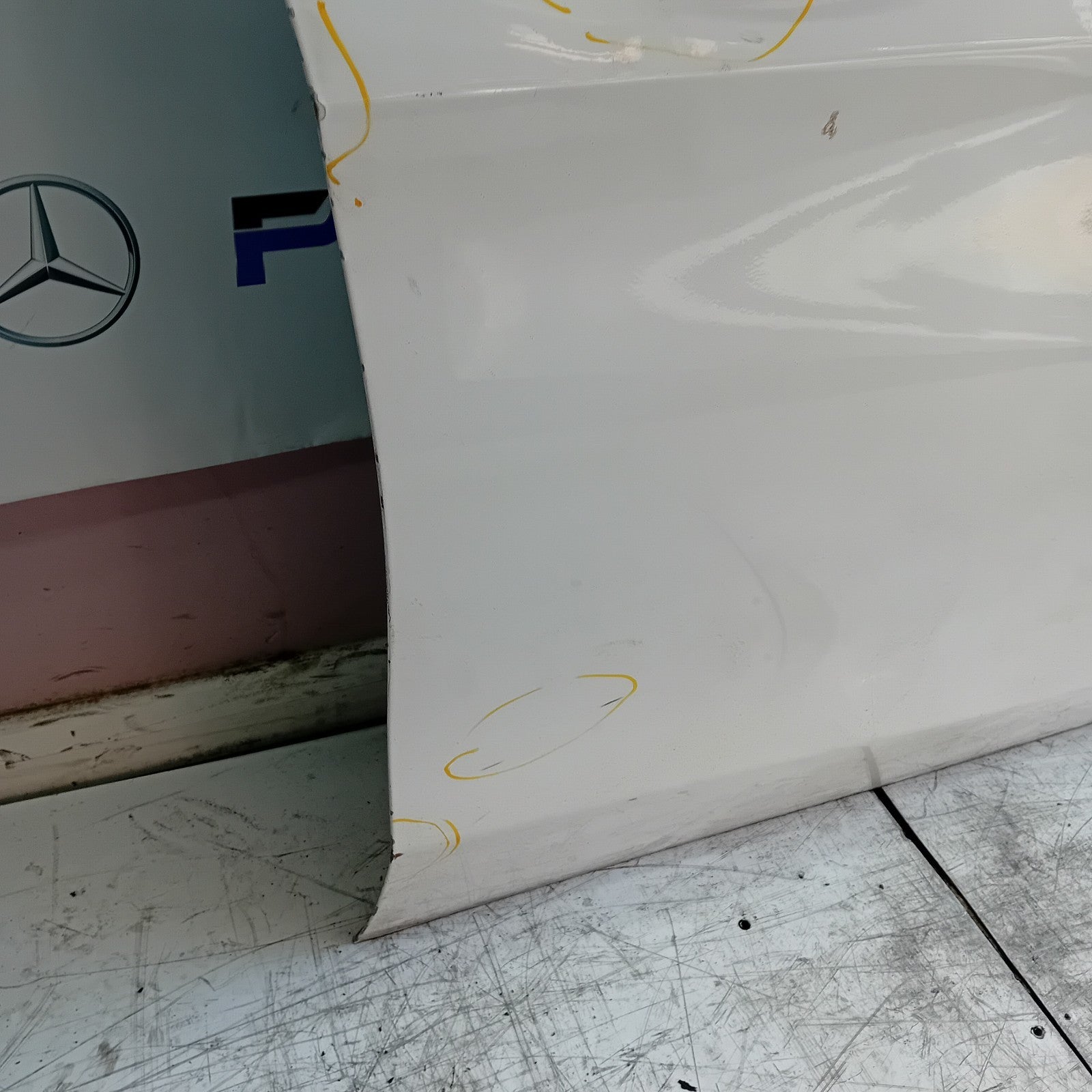 MERCEDES BENZ CLA W117 COUPE DRIVER FRONT DOOR OSF WHITE 2013- 2019 FMD206