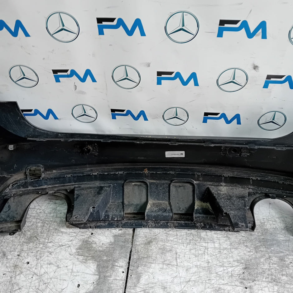 MERCEDES BENZ  A-CLASS W176 REAR BUMPER A1768803400 2012-18 GREY COMPLETE FMX12