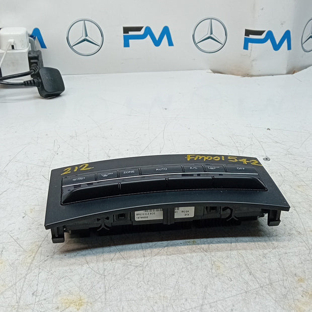 MERCEDES BENZ  E-CLASS W207 W212 CLIMATE CONTROL PANEL A2129006527 2016 FM001542