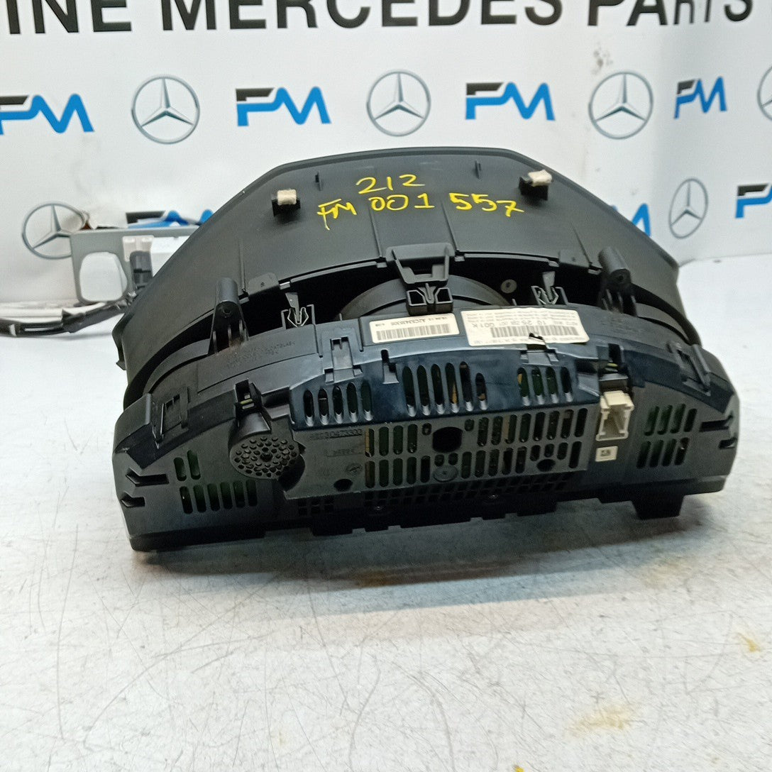 MERCEDES E-CLASS W212 SPEEDOMETER INSTRUMENT CLUSTER BLACK A2129001025 FM001557