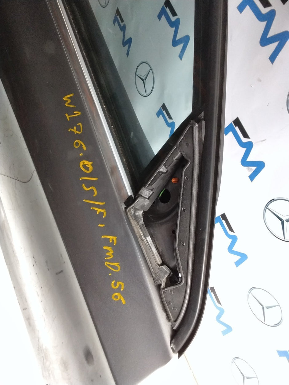 MERCEDES BENZ  A-CLASS W176 DRIVER SIDE FRONT DOOR O/S/F COMPLETE GREY FMD56