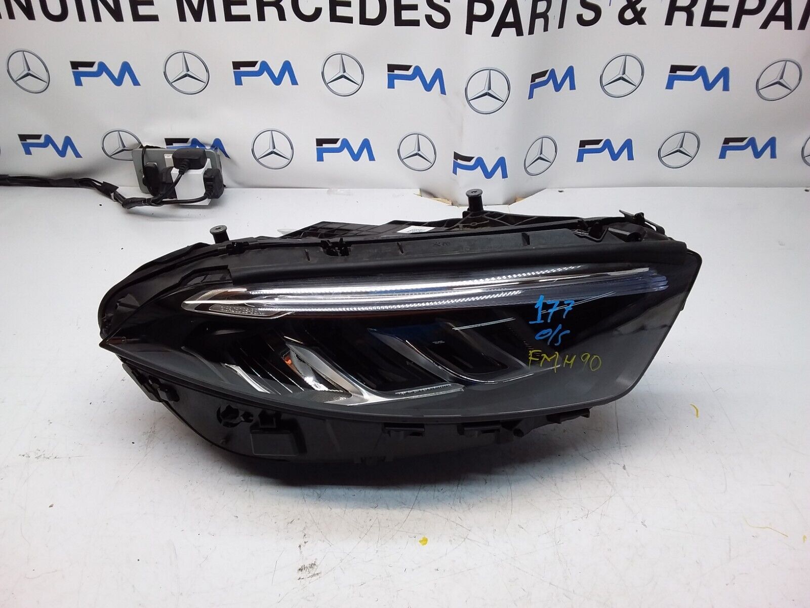 2018 MERCEDES A CLASS W177 HEADLIGHT LED FACELIFT DRIVER OS A1779064606 FMH90