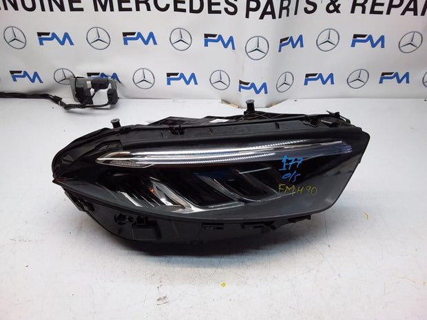 2018 MERCEDES A CLASS W177 HEADLIGHT LED FACELIFT DRIVER OS A1779064606 FMH90