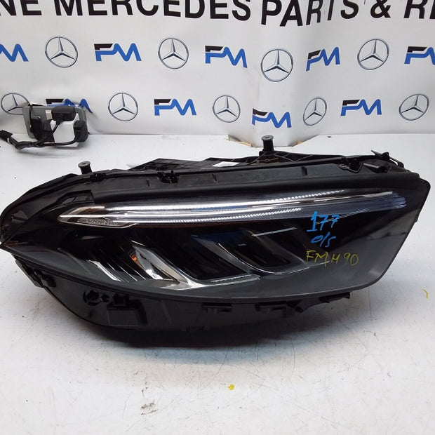 2018 MERCEDES A CLASS W177 HEADLIGHT LED FACELIFT DRIVER OS A1779064606 FMH90