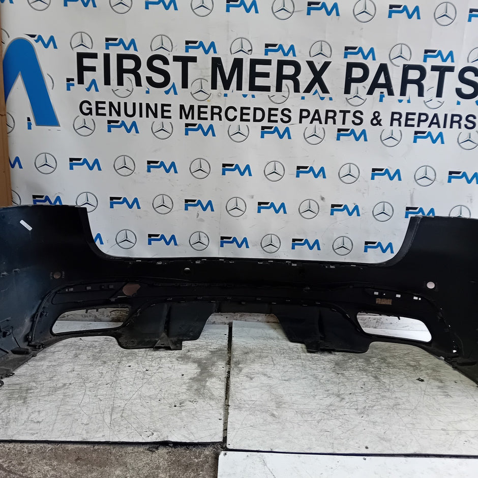 MERCEDES BENZ  GLE W166 SALOON REAR BUMPER BLACK 2016 A1668853024 FMX83