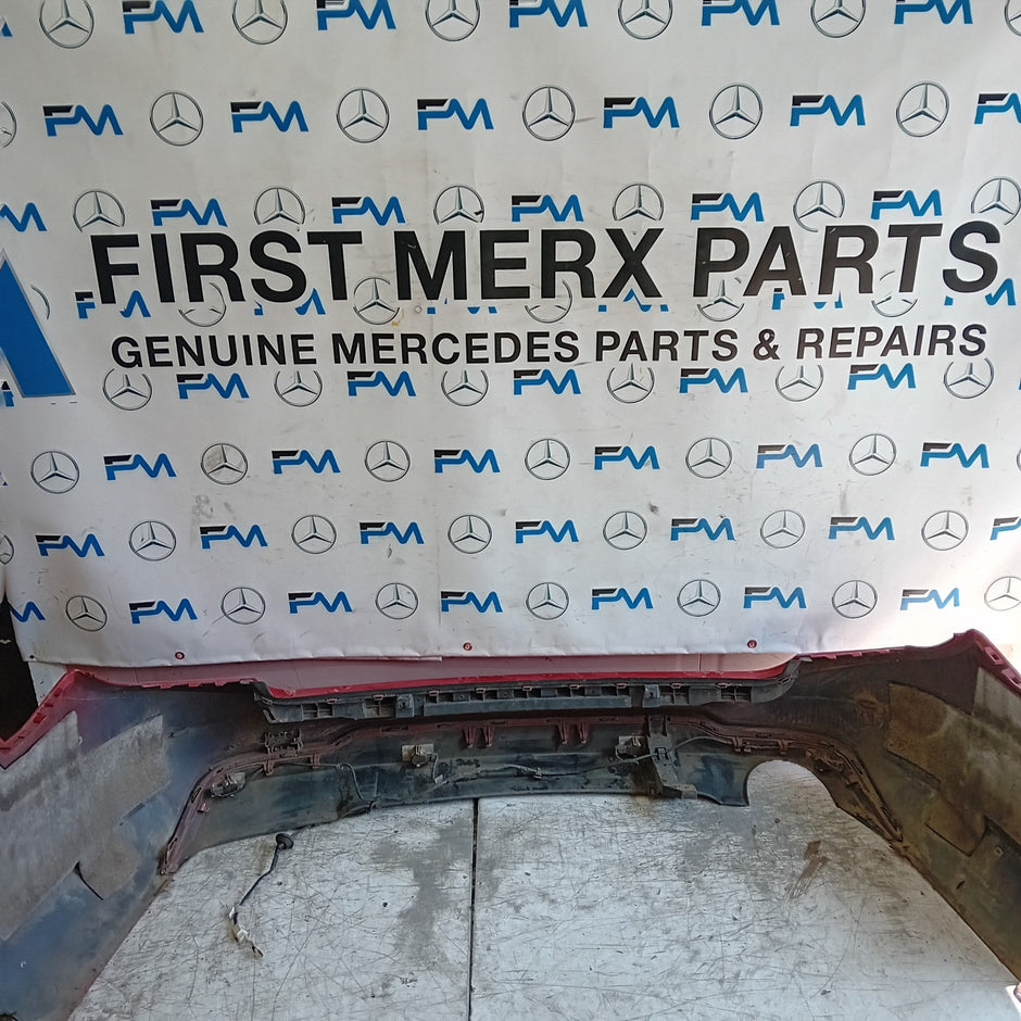 MERCEDES BENZ C-CLASS W204  REAR BUMPER A2048854238 2016 RED  FMX165
