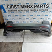 MERCEDES BENZ  GLE W166 AMG LINE REAR BUMPER GREY 2016 A1668853024 COMPLET FMX81
