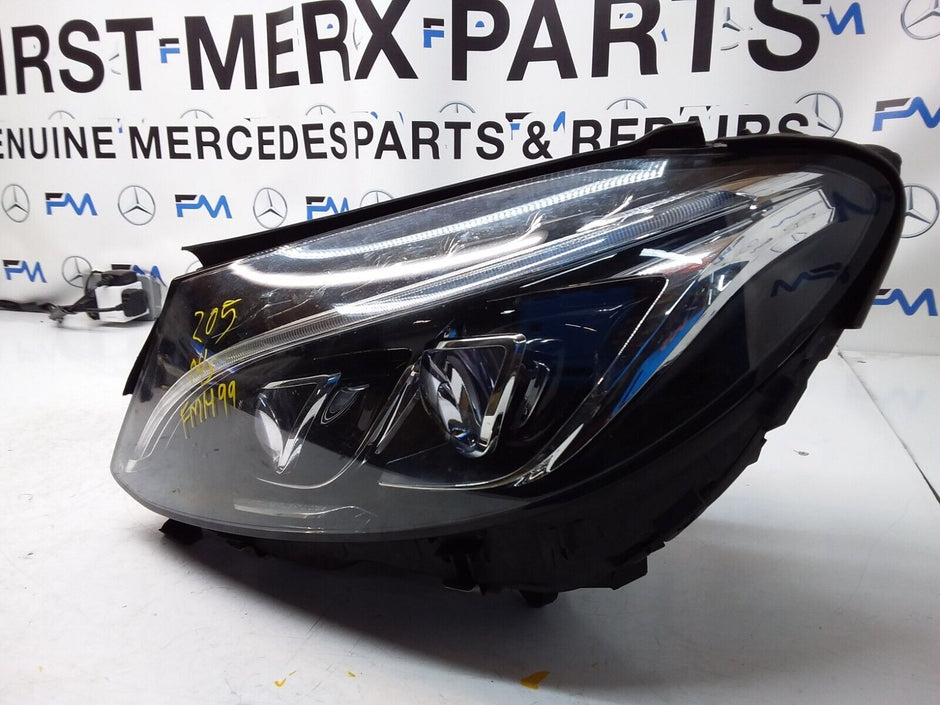 MERCEDES C CLASS W205 HEADLIGHT COMPLETE FACELIFT PASSENGER NS A2059069501 FMH99