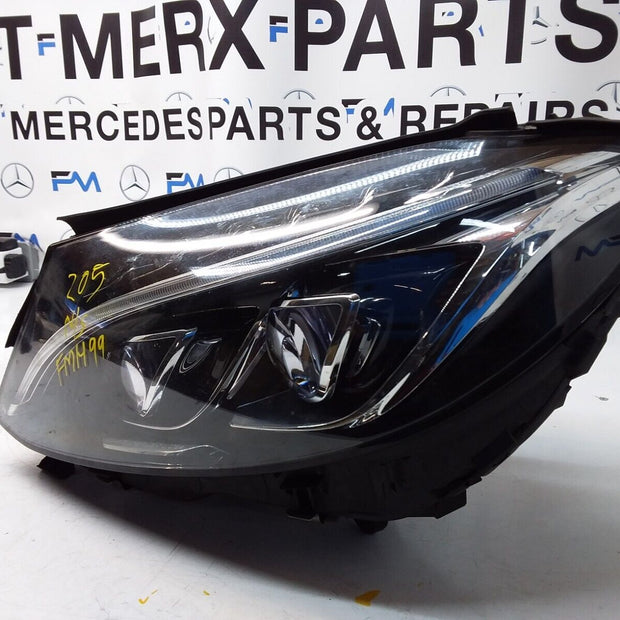 MERCEDES C CLASS W205 HEADLIGHT COMPLETE FACELIFT PASSENGER NS A2059069501 FMH99