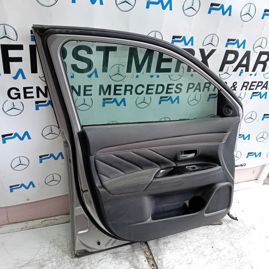 MITSUBISHI OUTLANDER MK3 PASSENGER SIDE FRONT DOOR NSF 2013 SILVER FMD417