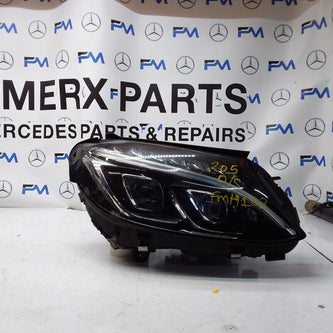 MERCEDES C CLASS W205 COMPLETE HEADLIGHT FACELIFT DRIVER OS A2059068202 FMH103