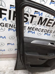 MERCEDES BENZ GLS W166 PASSENGER FRONT DOOR NSF GREY 2013-19 COMPLETE FMD317