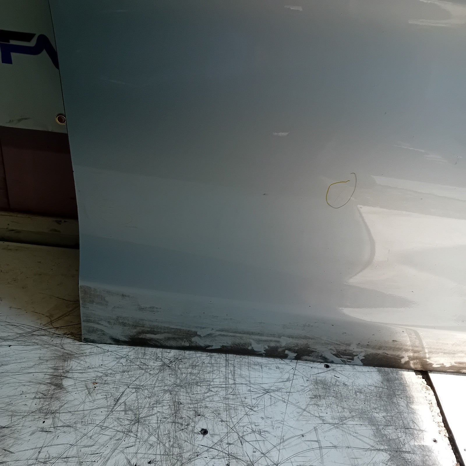 MERCEDES BENZ CLA W117 DRIVER FRONT DOOR OSF SILVER 2013-19 COMPLETE FMD299