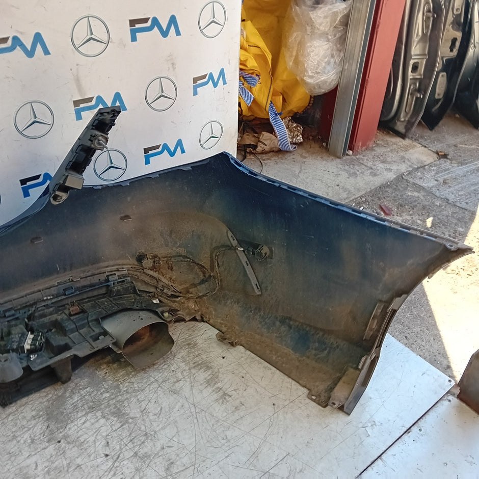MERCEDES BENZ C-CLASS W205 REAR BUMPER BLUE 2014 A2058555738 FMX145