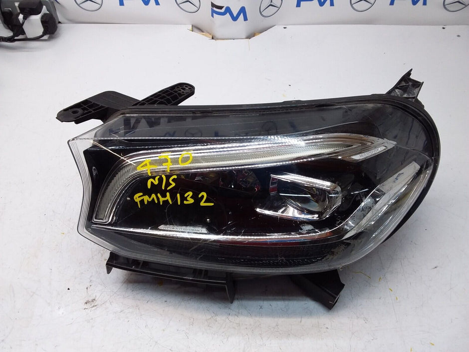 2017 MERCEDES X-CLASS W470 HEADLIGHT DRIVER OS A4709061200 FMH132 (DAMAGED)