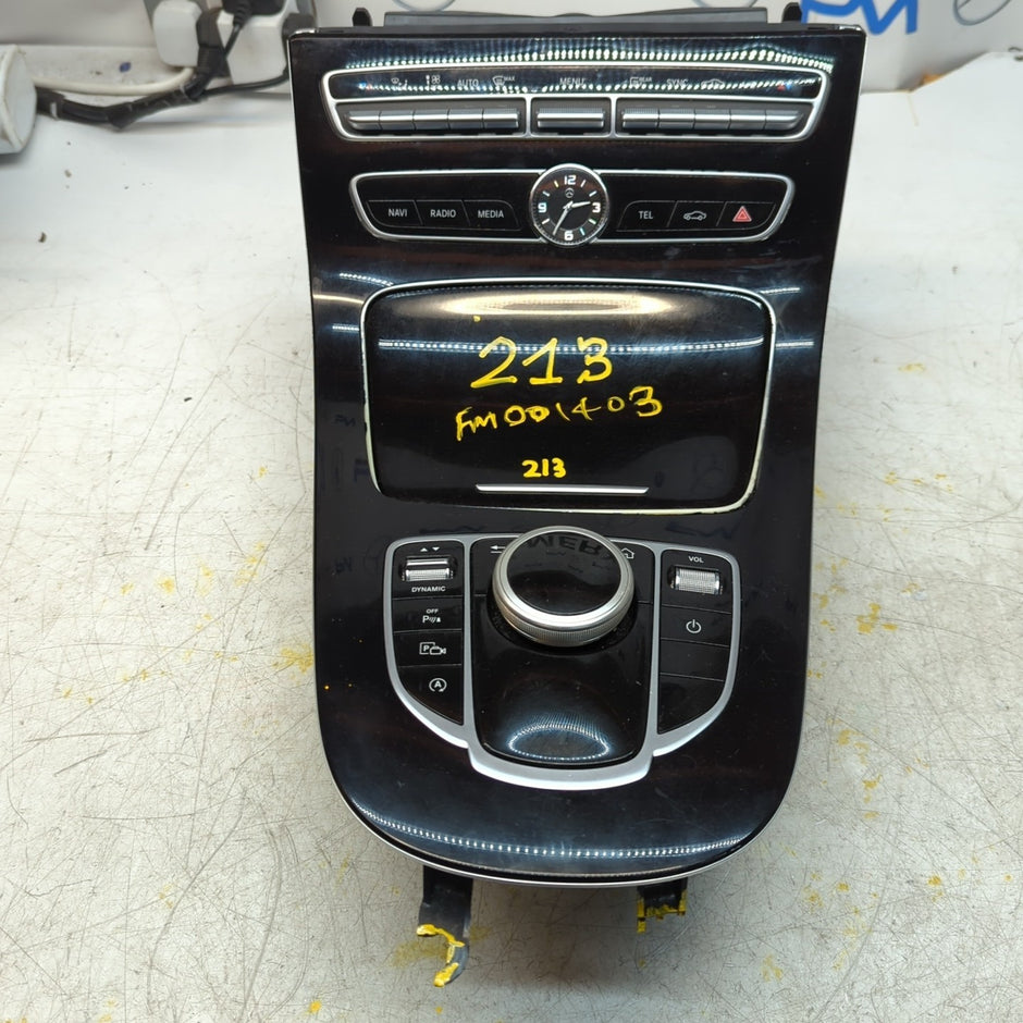  MERCEDES E-CLASS W213 CLIMATE & CENTRE CONSOLE A2139059003 COMPLETE FM001403