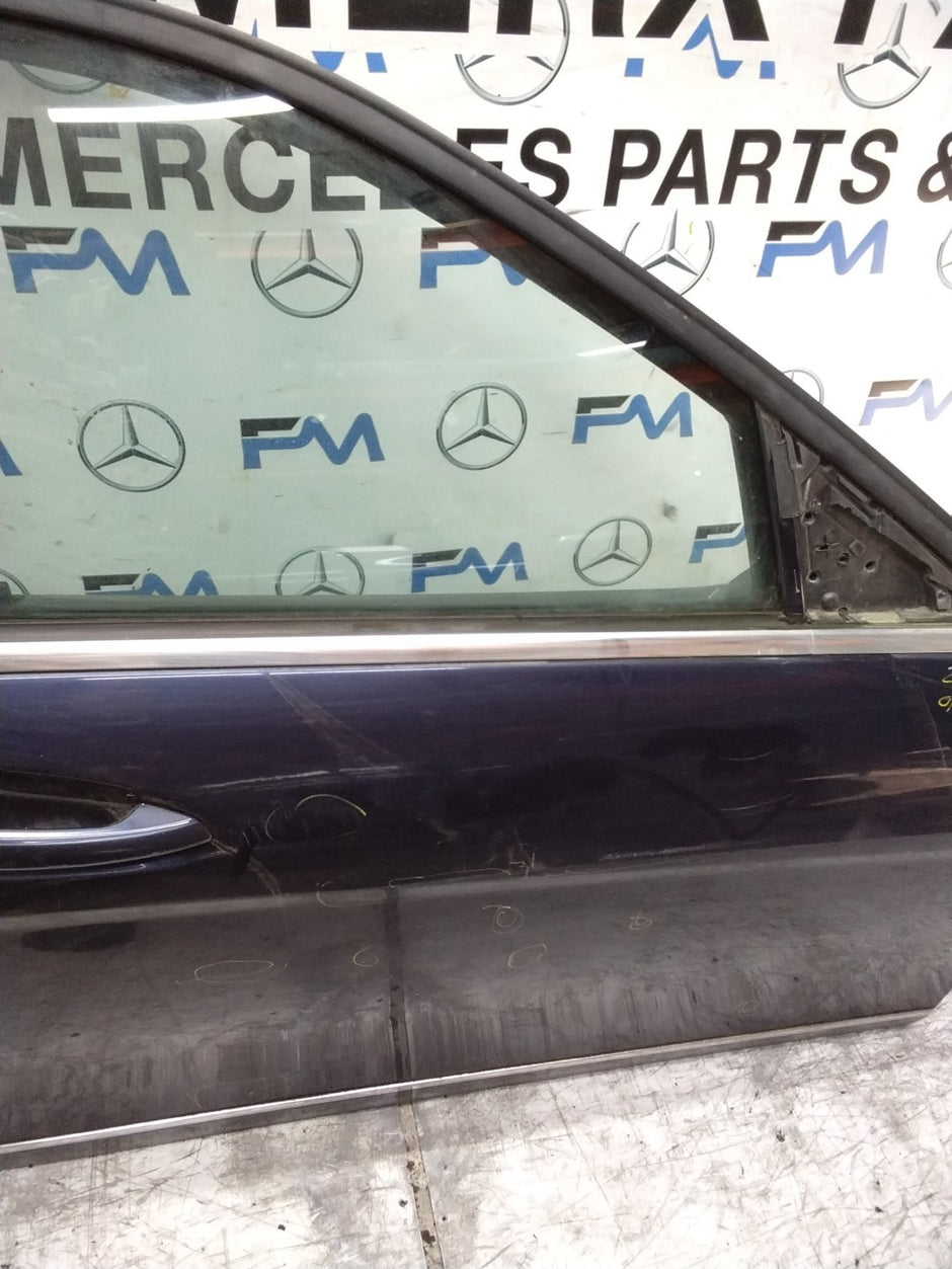 MERCEDES C-CLASS W204 SLN DRIVER FRONT DOOR OSF BLUE 2008-14 FMD542