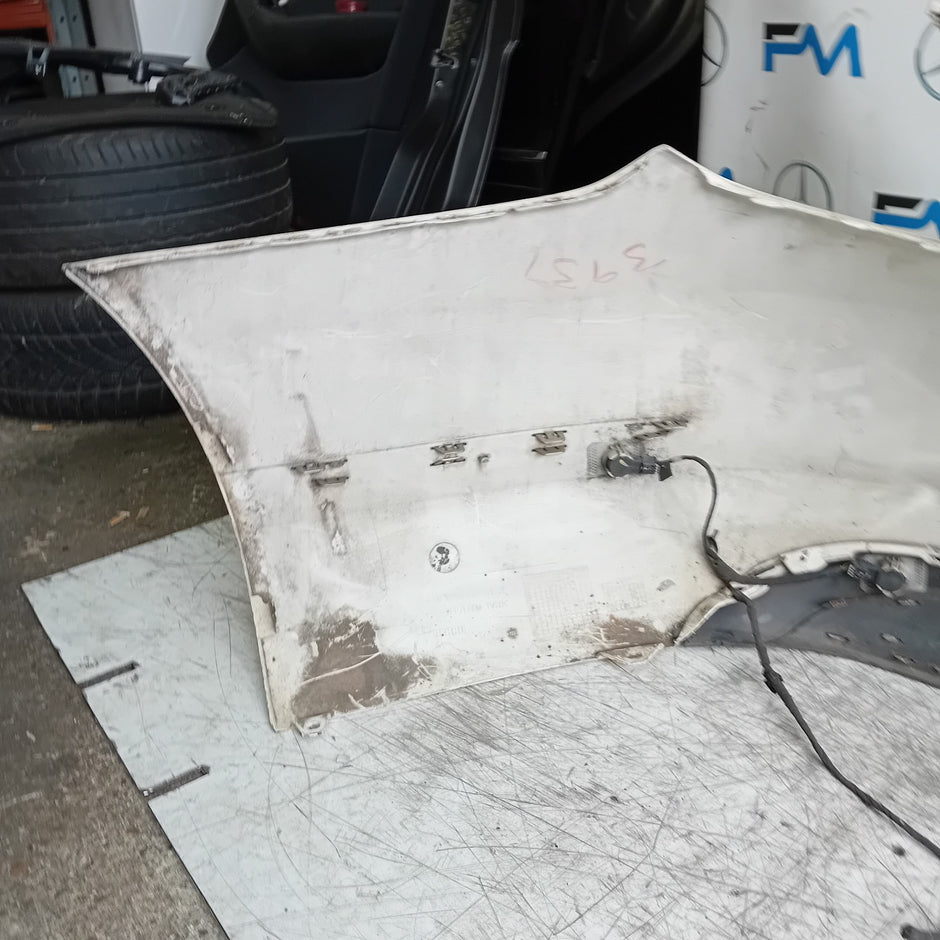 MERCEDES BENZ C-CLASS W205 SLN REAR BUMPER 2015 WHITE A2058850138 FMX54