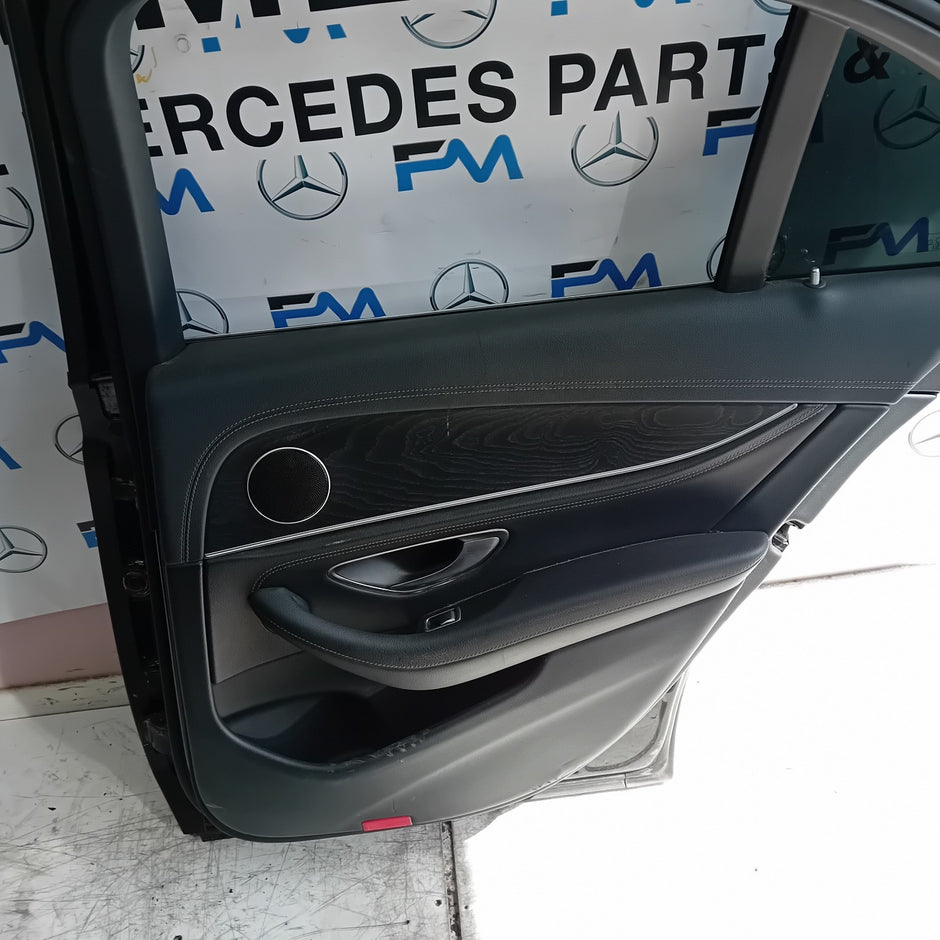 MERCEDES E-CLASS W213 SALOON DRIVER REAR DOOR OSR BLACK 2016 ON COMPLETE FMD222