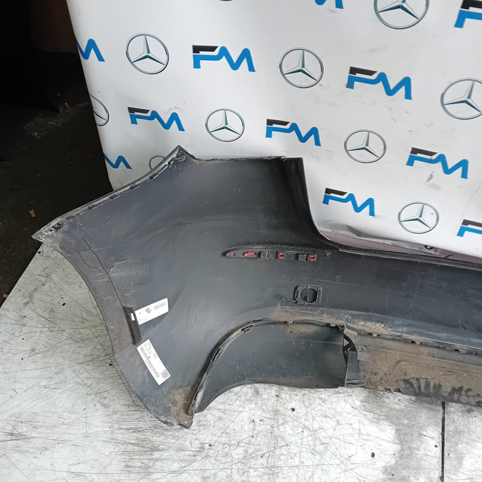 MERCEDES BENZ  A-CLASS W177 REAR BUMPER A1778800500 2018 BLACK COMPLETE FMX16