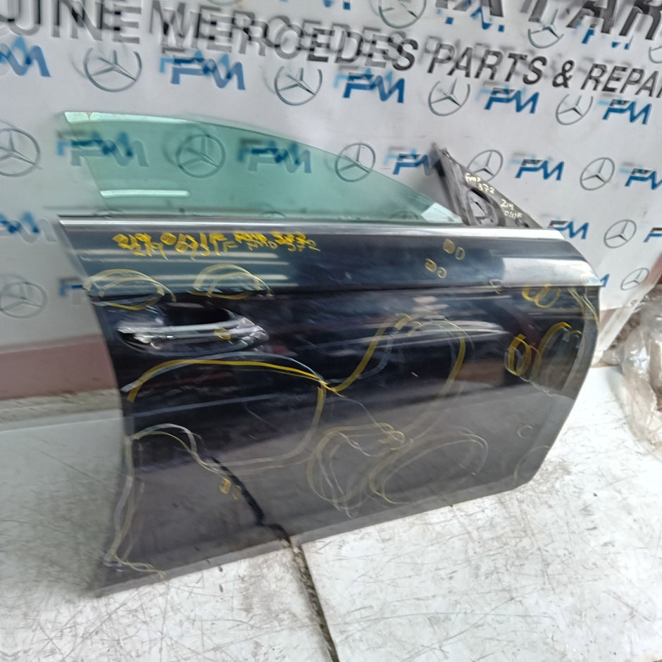 MERCEDES BENZ CLS W219 CP DRIVER FRONT DOOR OSF BLACK 2005-10  COMPLETE FMD372