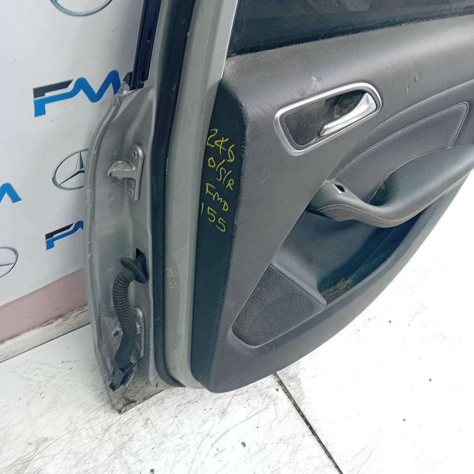 MERCEDES BENZ B-CLASS W246 DRIVER REAR DOOR O/S/R SILVER 2012-19 COMPLETE FMD155